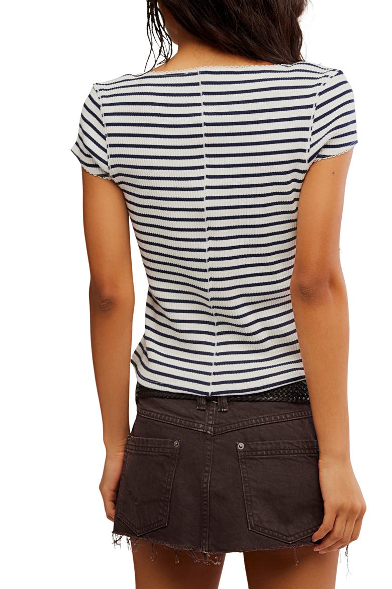 Most Wanted Stripe Rib Cardigan, Alternate, color, BLACK/WHITE STRIPE