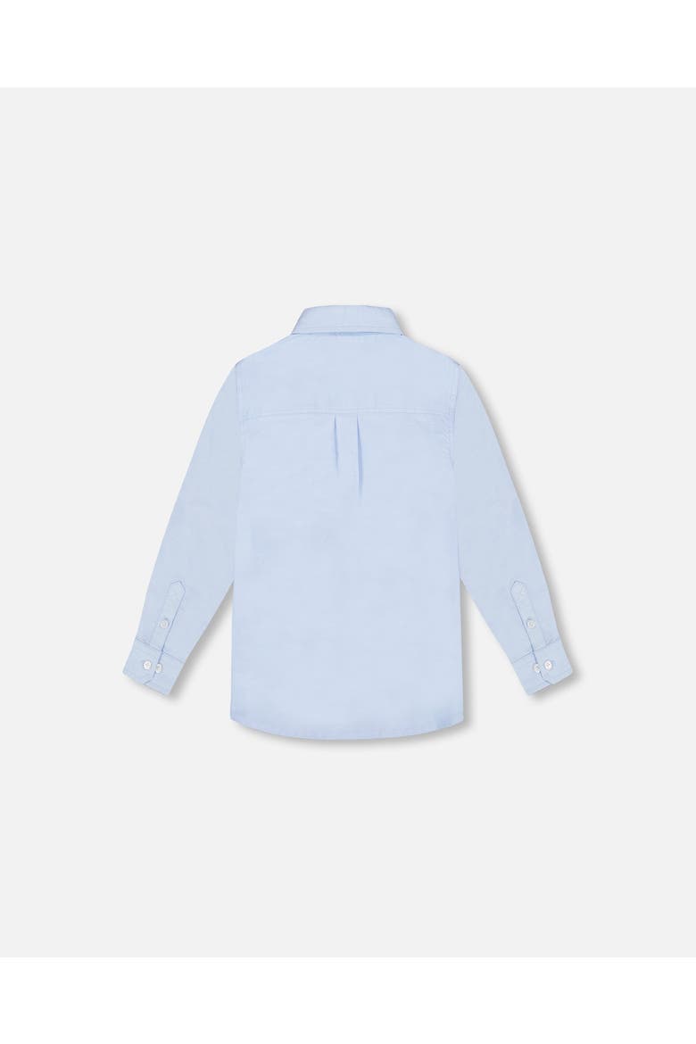 Little Boy's Long Sleeve Button Down Shirt Pale Blue, Alternate, color, Pale Blue