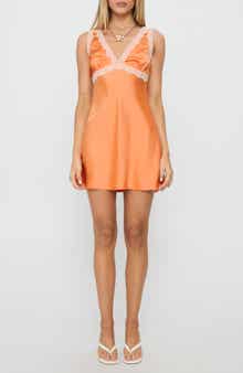 Princess Polly Lillipilly Lace Trim Minidress