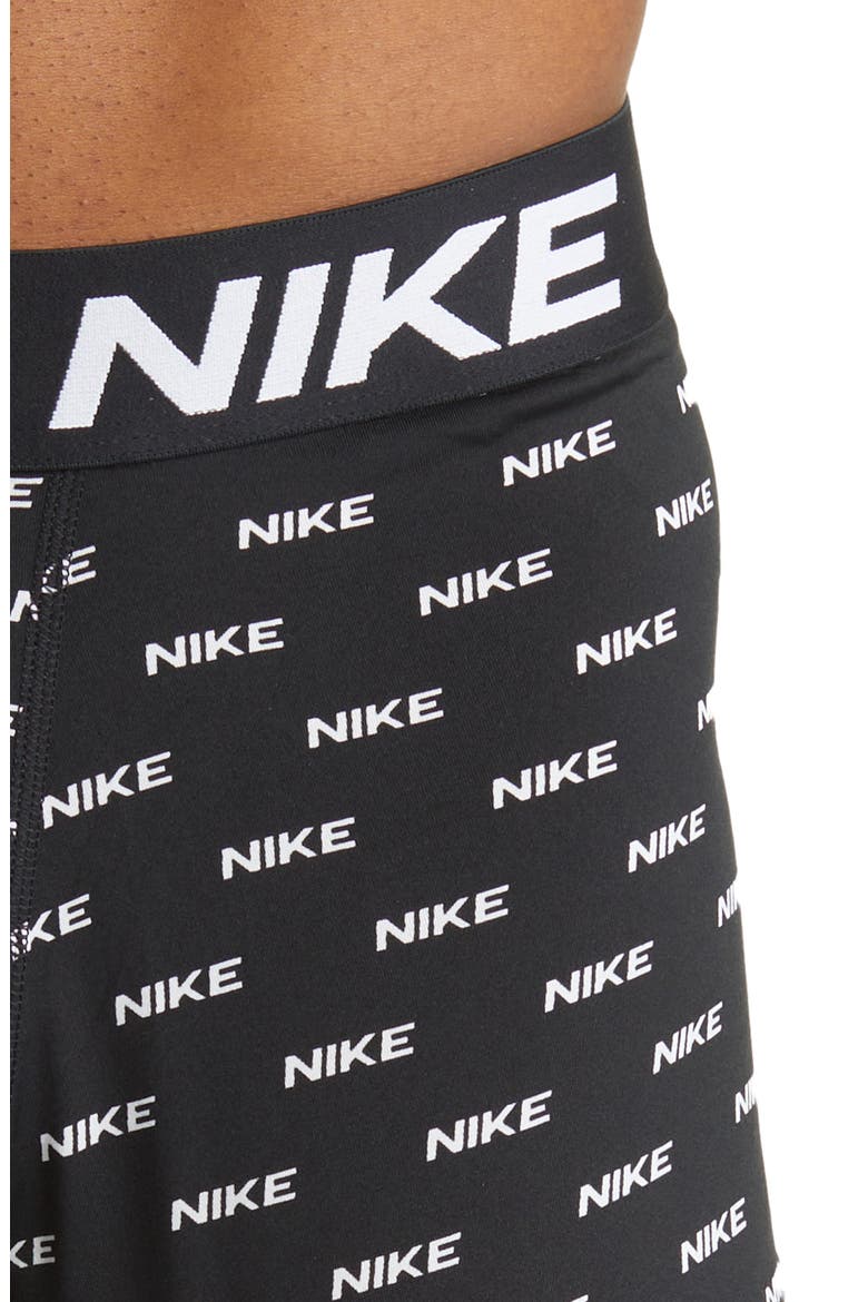 3-Pack Dri-FIT Essential Micro Boxer Briefs, Alternate, color, NIKE LOGO PRINT/ GREY/ BLACK