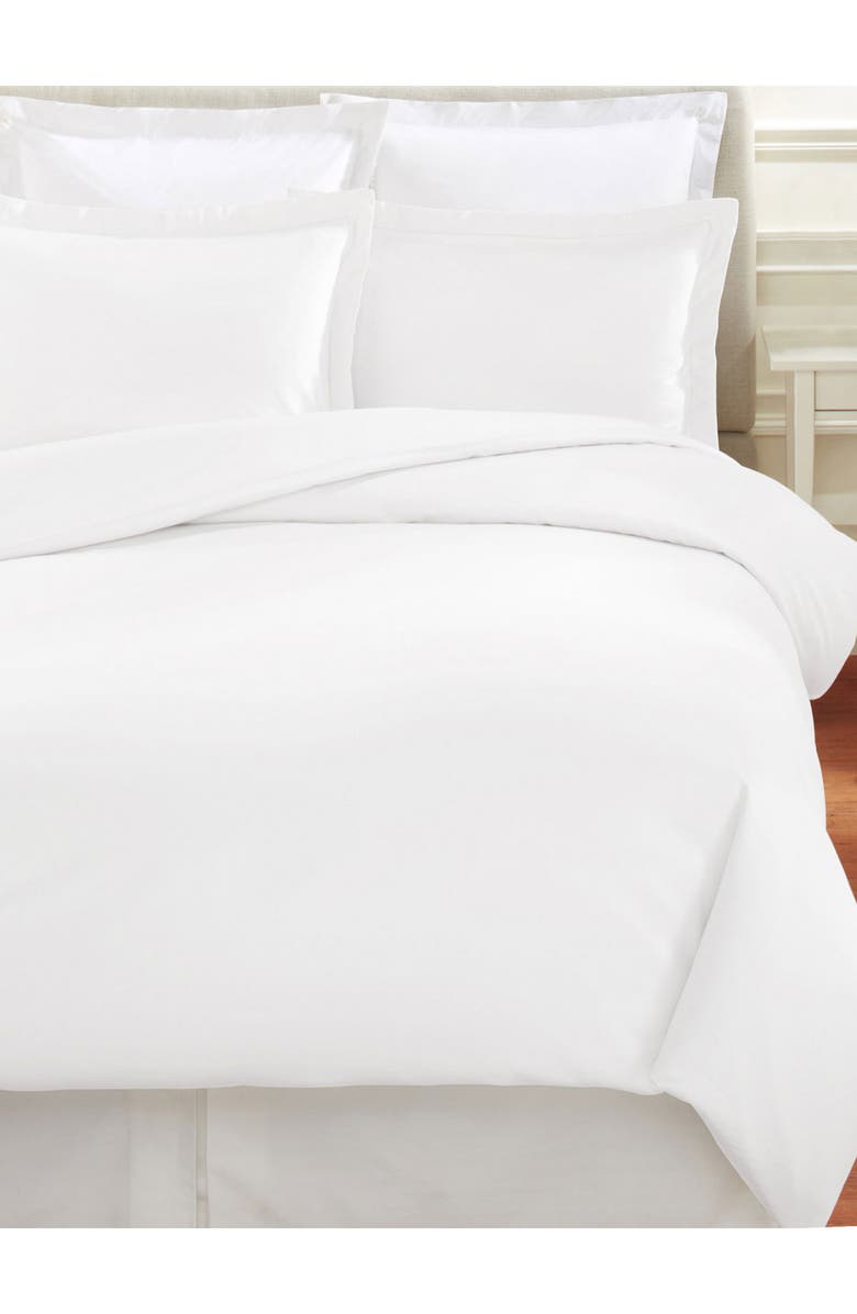 MELANGE HOME 500 Thread Count Egyptian Cotton Duvet Set, Alternate, color, White