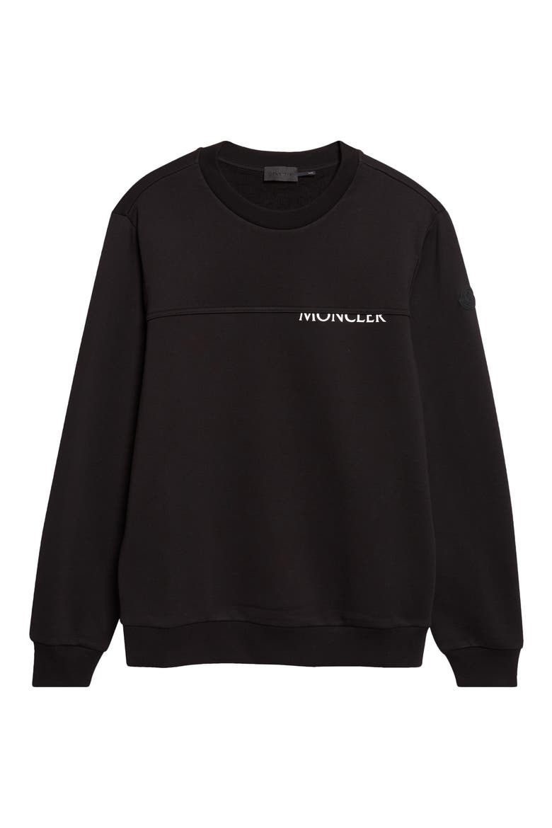 Logo Graphic Sweatshirt, Main, color, BLACK
