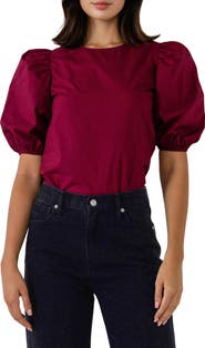 English Factory Puff Sleeve Top