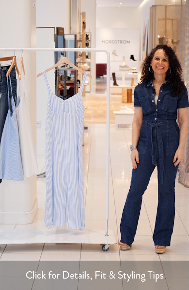 Madelyn Stripe Midi Dress, sales video thumbnail