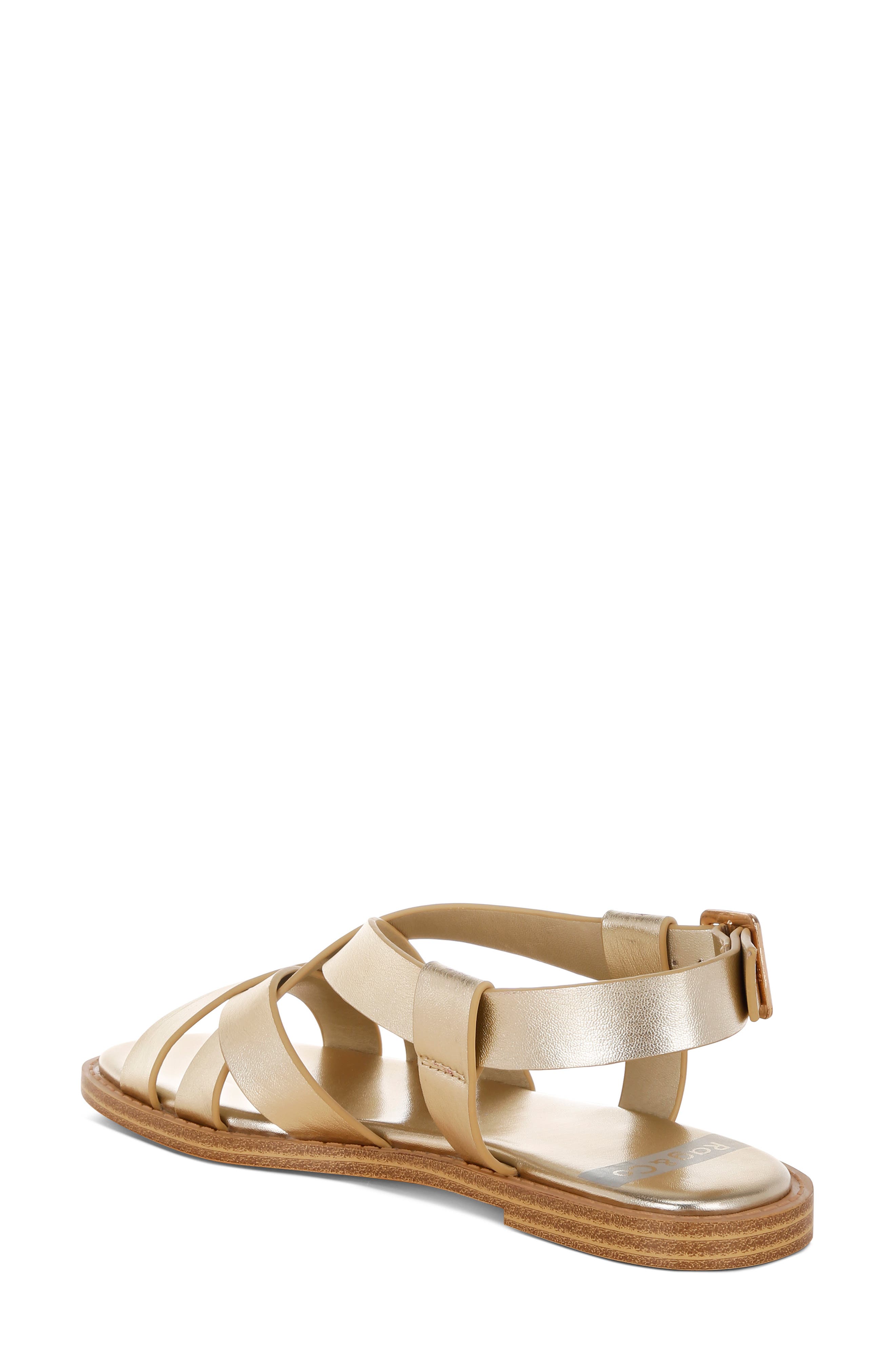 Rag & Co Doata Sandal, Alternate, color, Gold