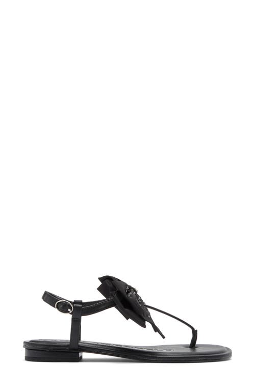 Karl Lagerfeld Paris Cristi Bow Sandal In Black