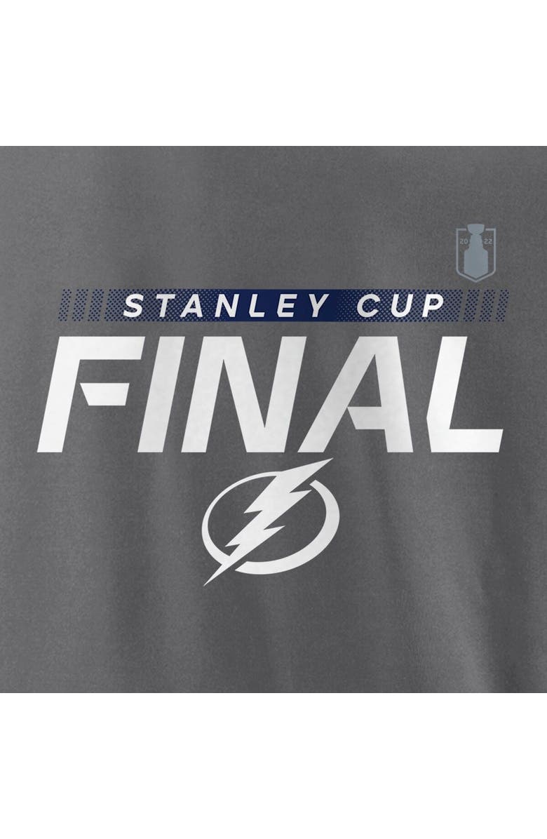 FANATICS Men's Fanatics Branded Gray Tampa Bay Lightning 2022 Stanley Cup Final Pullover Hoodie, Alternate, color, 