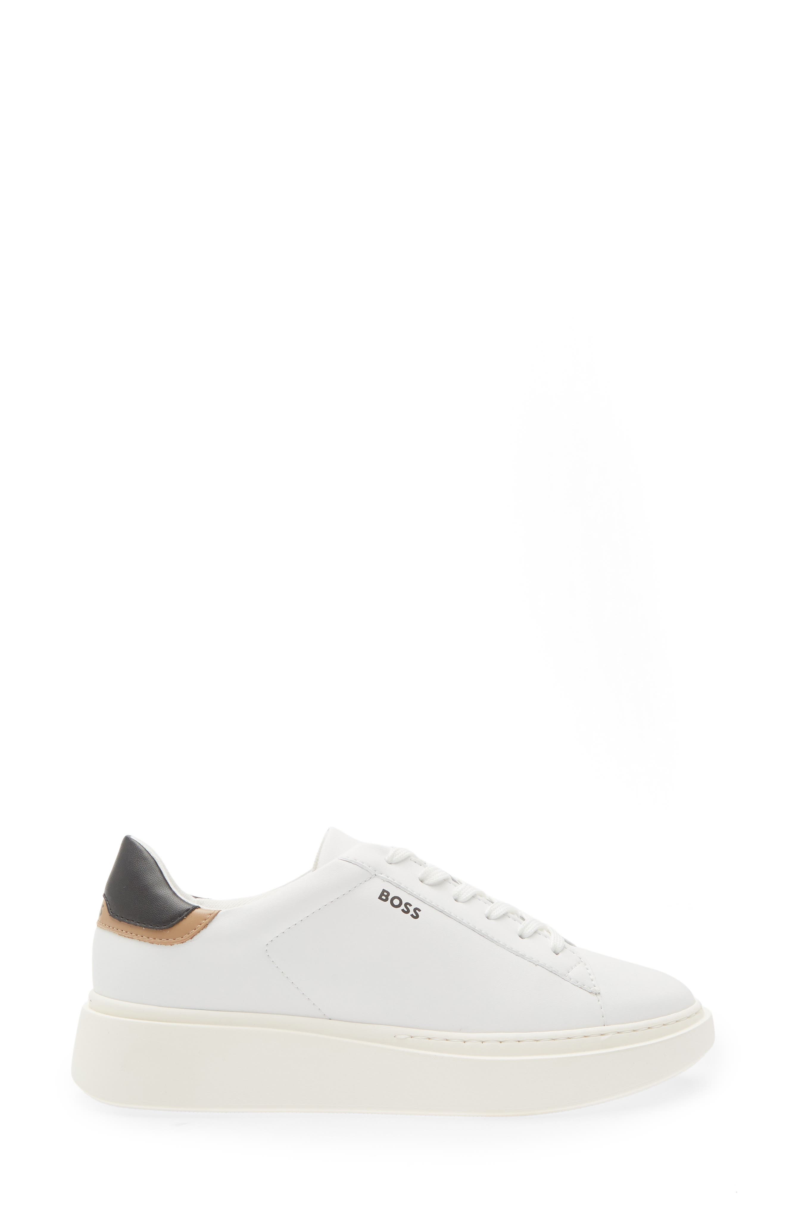 Amber Sneaker, Alternate, color, WHITE