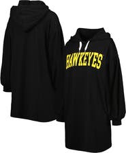 GAMEDAY COUTURE Women's Gameday Couture Black Iowa Hawkeyes Game Winner Vintage Wash Tri-Blend Dress