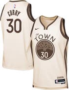 Nike Youth Nike Stephen Curry Tan Golden State Warriors 2025/26 City Edition Swingman Jersey