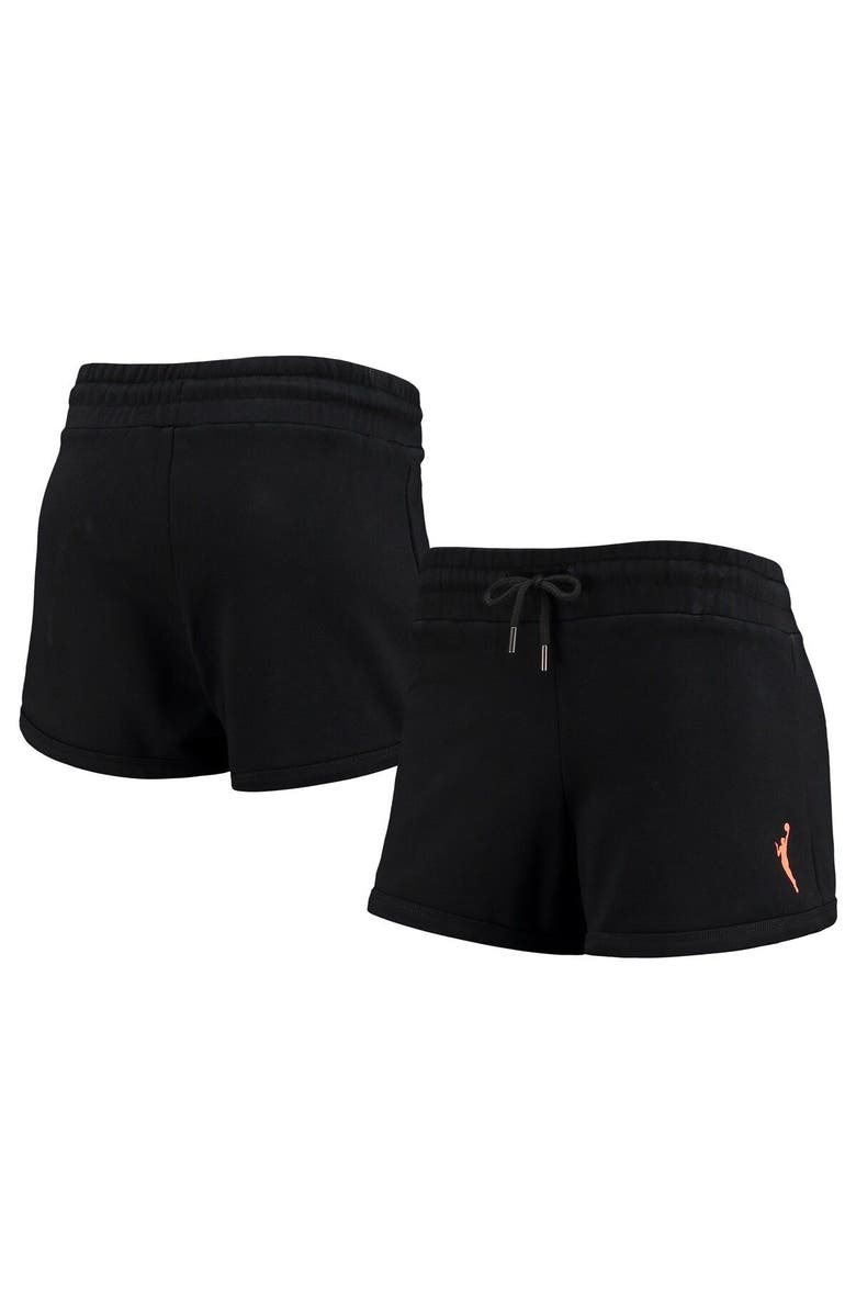 Ted Williams Card Company Women's Black WNBA Chill Shorts, Alternate, color, 