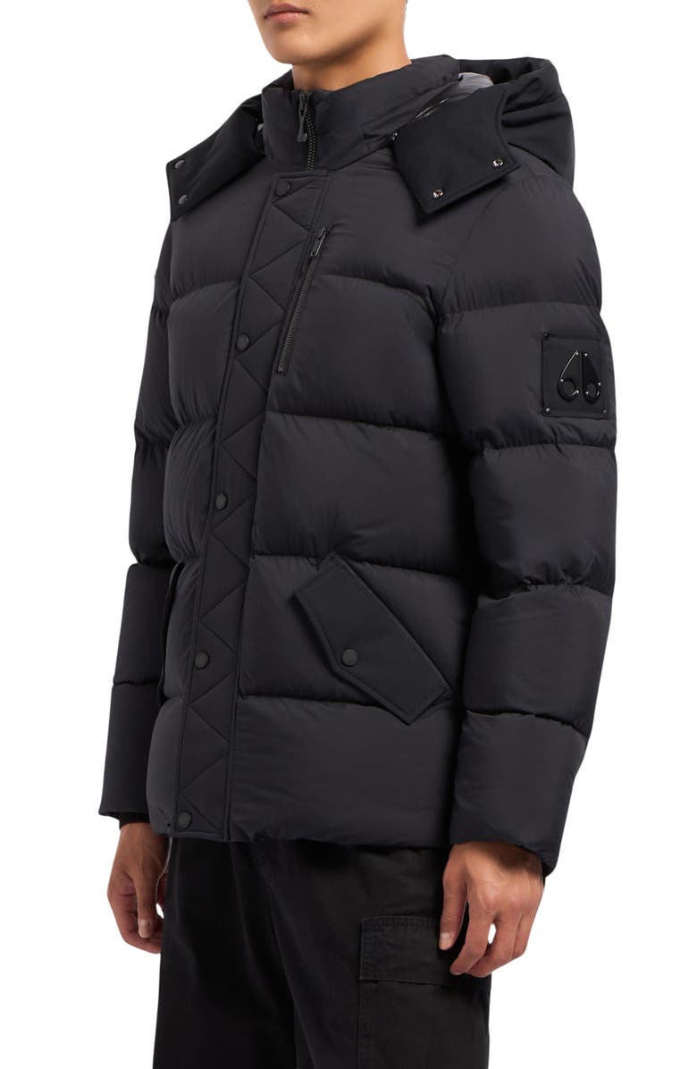 Moose Knuckles Everest 3Q Quilted Down Hooded Jacket, Alternate, color, 