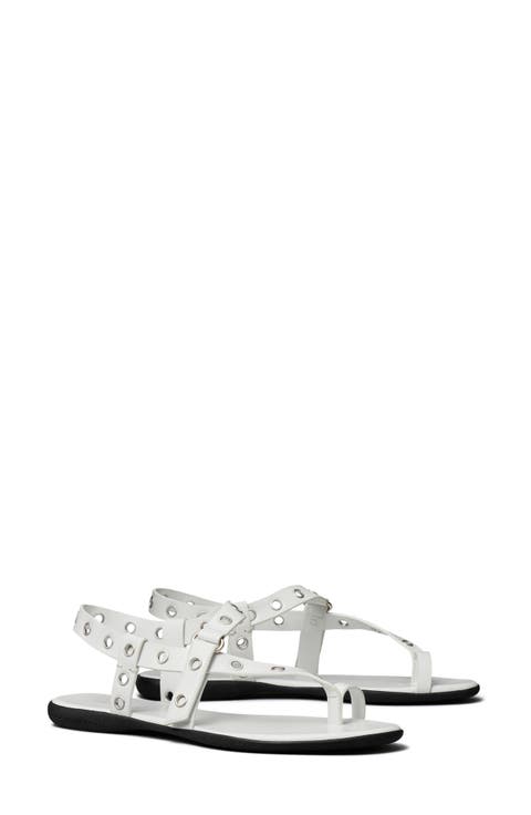 Eyelet Toe Ring Sandal (Women)