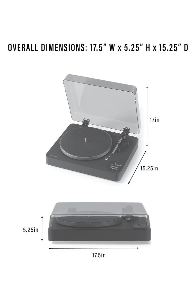 Crosley Radio C300 Fully Automatic Bluetooth<sup>®</sup> Turntable, Alternate, color, 