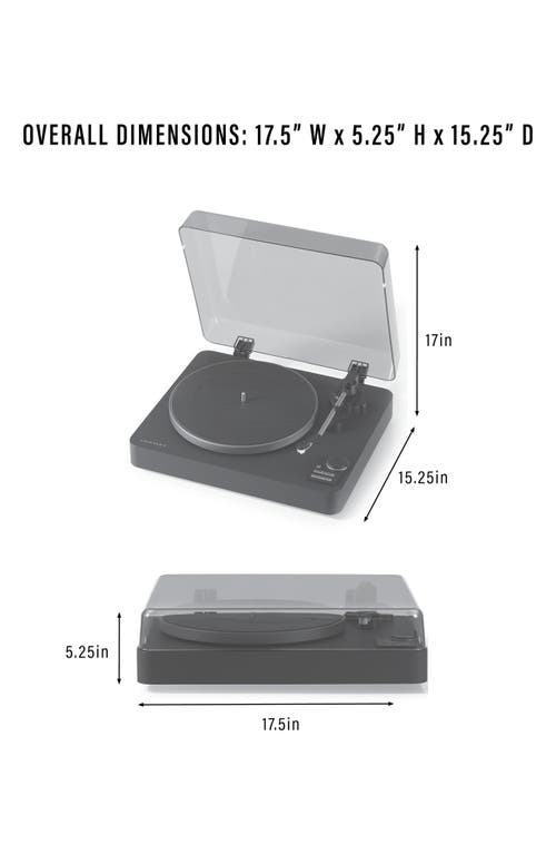 Crosley Radio C300 Fully Automatic Bluetooth® Turntable In Black