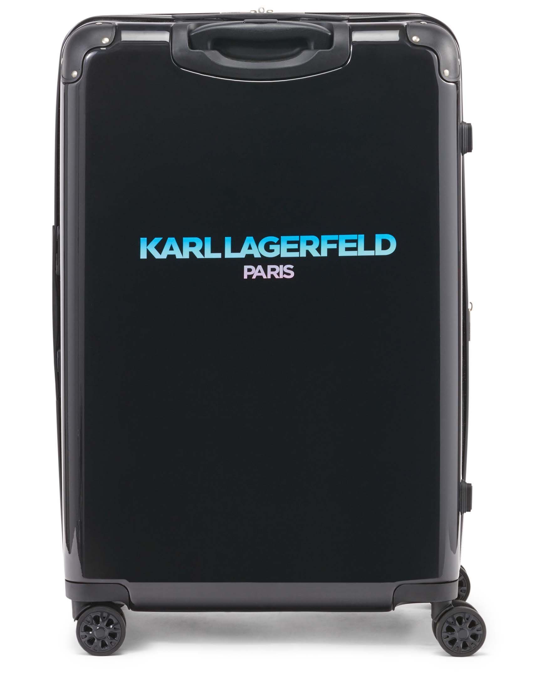 KARL LAGERFELD Karl Flowers Upright Suitcase, Alternate, color, 