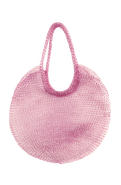 BRUNNA.CO The Sol Mesh Wire Tote Bag in Pink