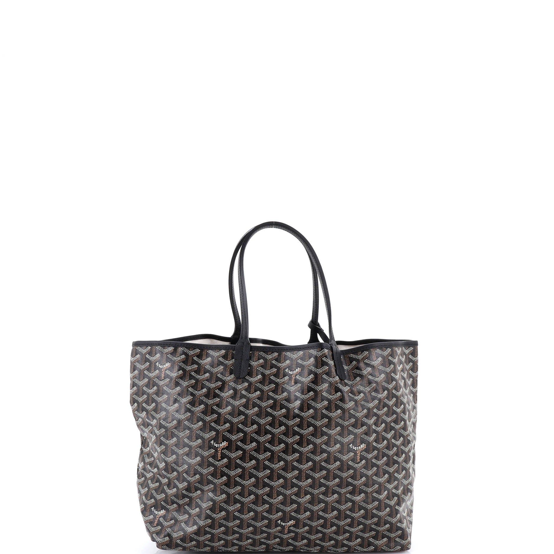 Pre-Owned Goyard Saint Louis Tote Coated Canvas PM, Alternate, color, Black