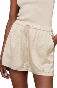 Winnie Texture Tie Waist Shorts