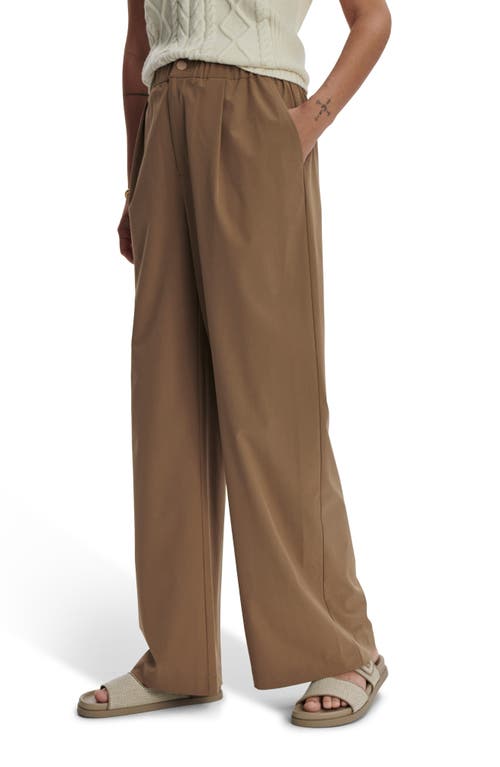 Varley Kayson Wide-leg Pants In Taupe Stone