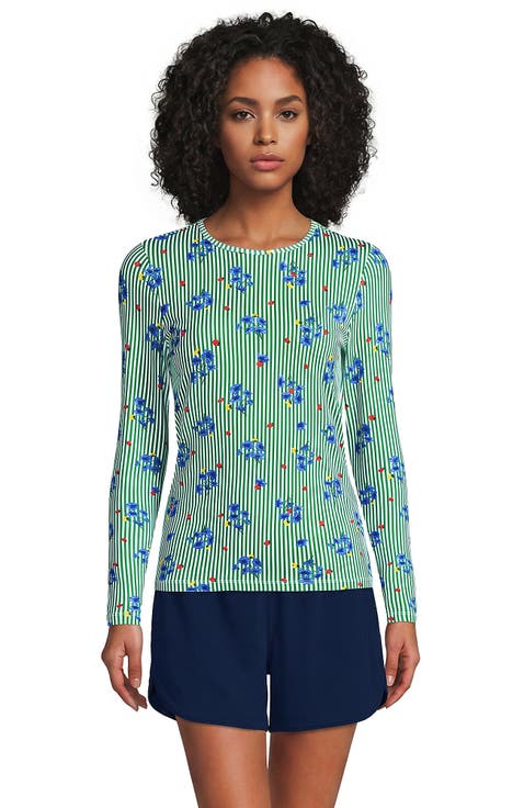 SunShade UPF 50 Long Sleeve Rash Guard Swim Tee