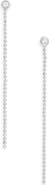 NORDSTROM RACK Demi Fine Cubic Zirconia Ball Chain Linear Drop Earrings