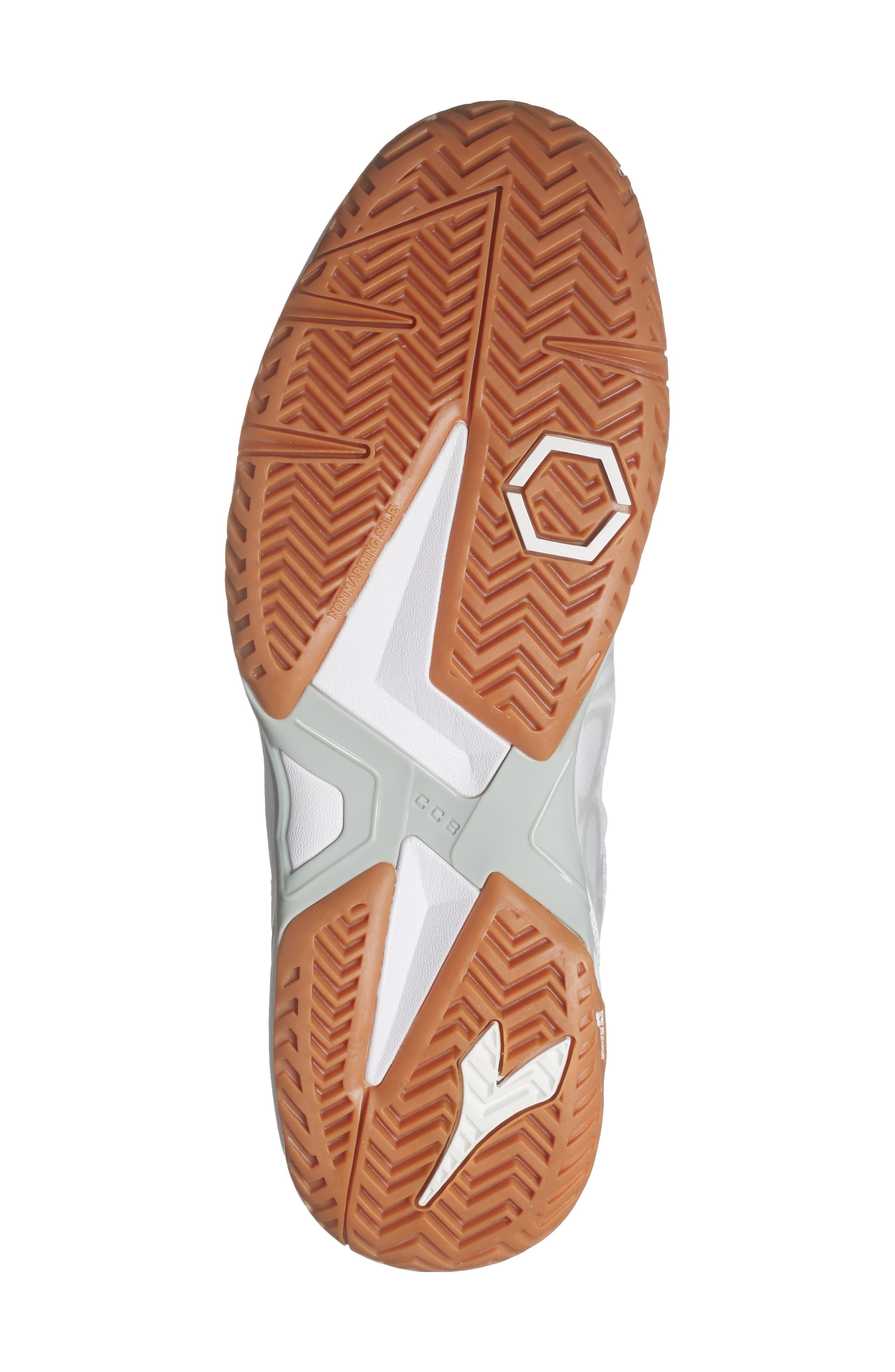 Diadora Trofeo 2 Tennis Shoe, Alternate, color, White/ Silver