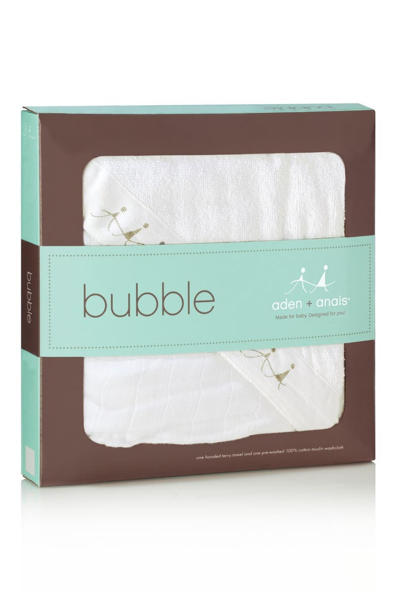 Classic Hooded Towel Set, Alternate, color, WATER BABY