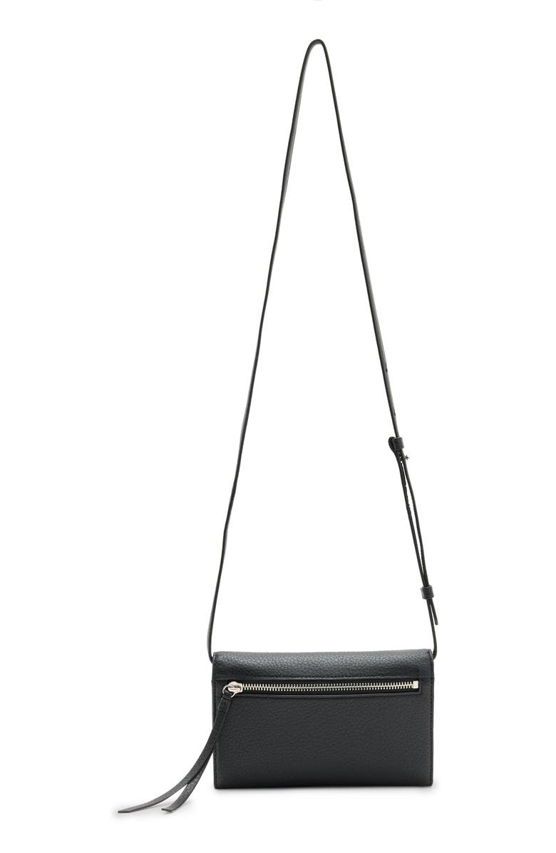 AllSaints Fetch Leather Chain Wallet, Alternate, color, 