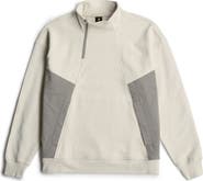 G-STAR Asymmetric Colorblock Organic Cotton Half-Zip Sweatshirt
