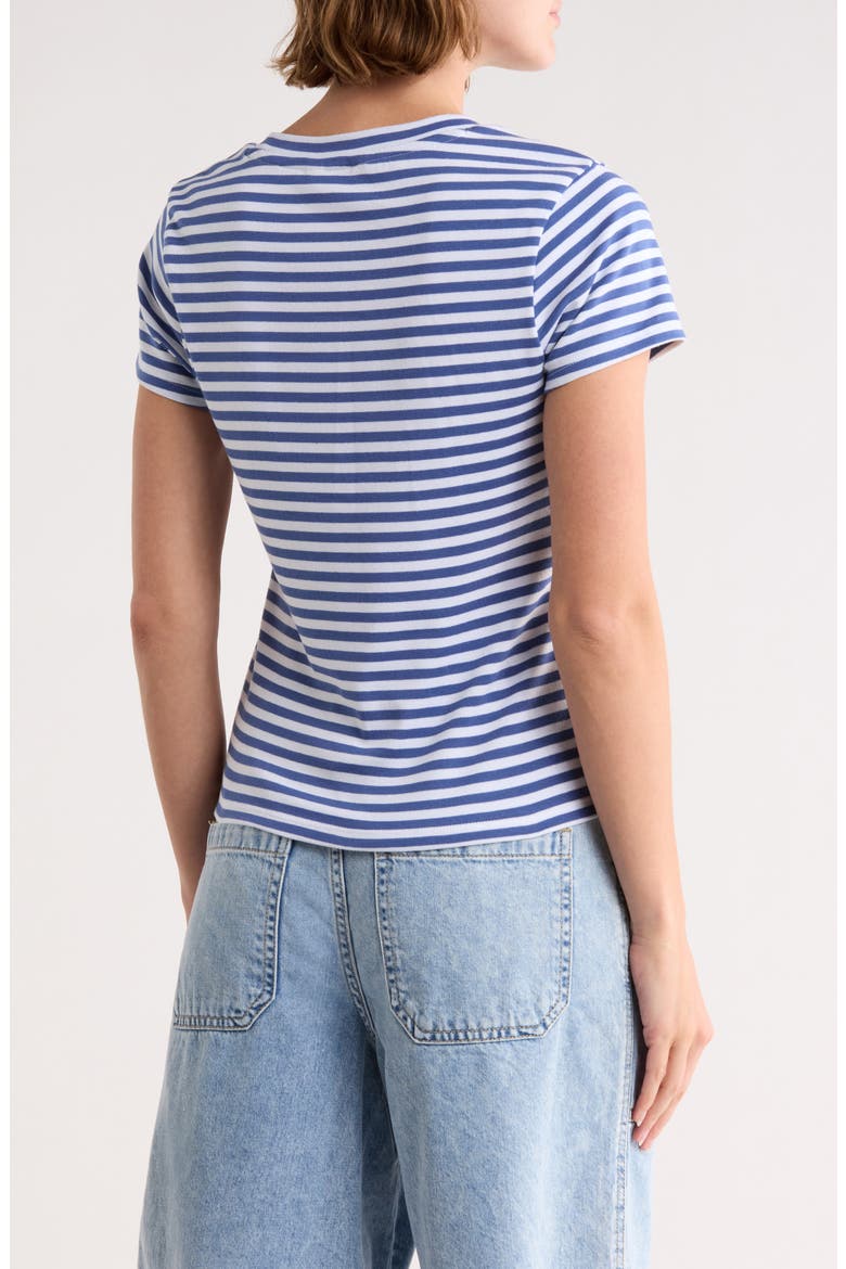 Lobster Baby T-Shirt, Alternate, color, NAVY/ WHITE STRIPE