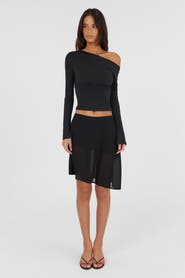 Sasha Therese Bianca Midi Skirt
