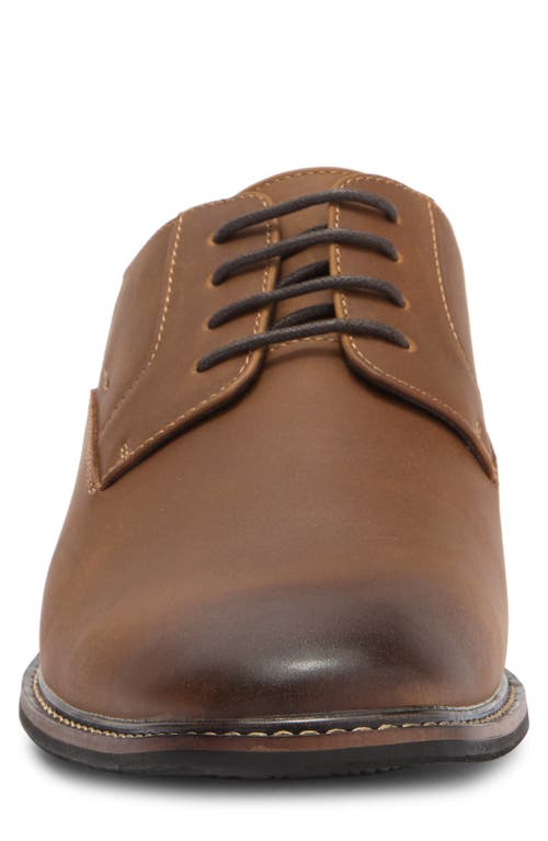 Rush By Gordon Rush Plain Toe Derby In Tan