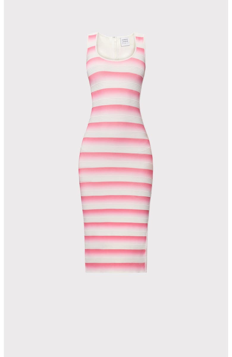 Herve Leger The Clea Dress, Alternate, color, Pink Ombre