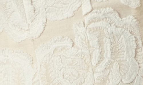 Shop Endless Rose Floral Embroidered Sleeveless Minidress In Cream