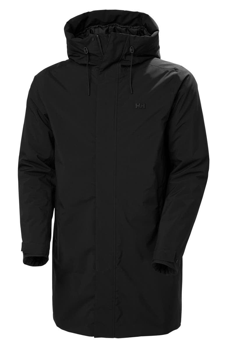 Helly Hansen Munich Waterproof Insulated Raincoat, Alternate, color, Black