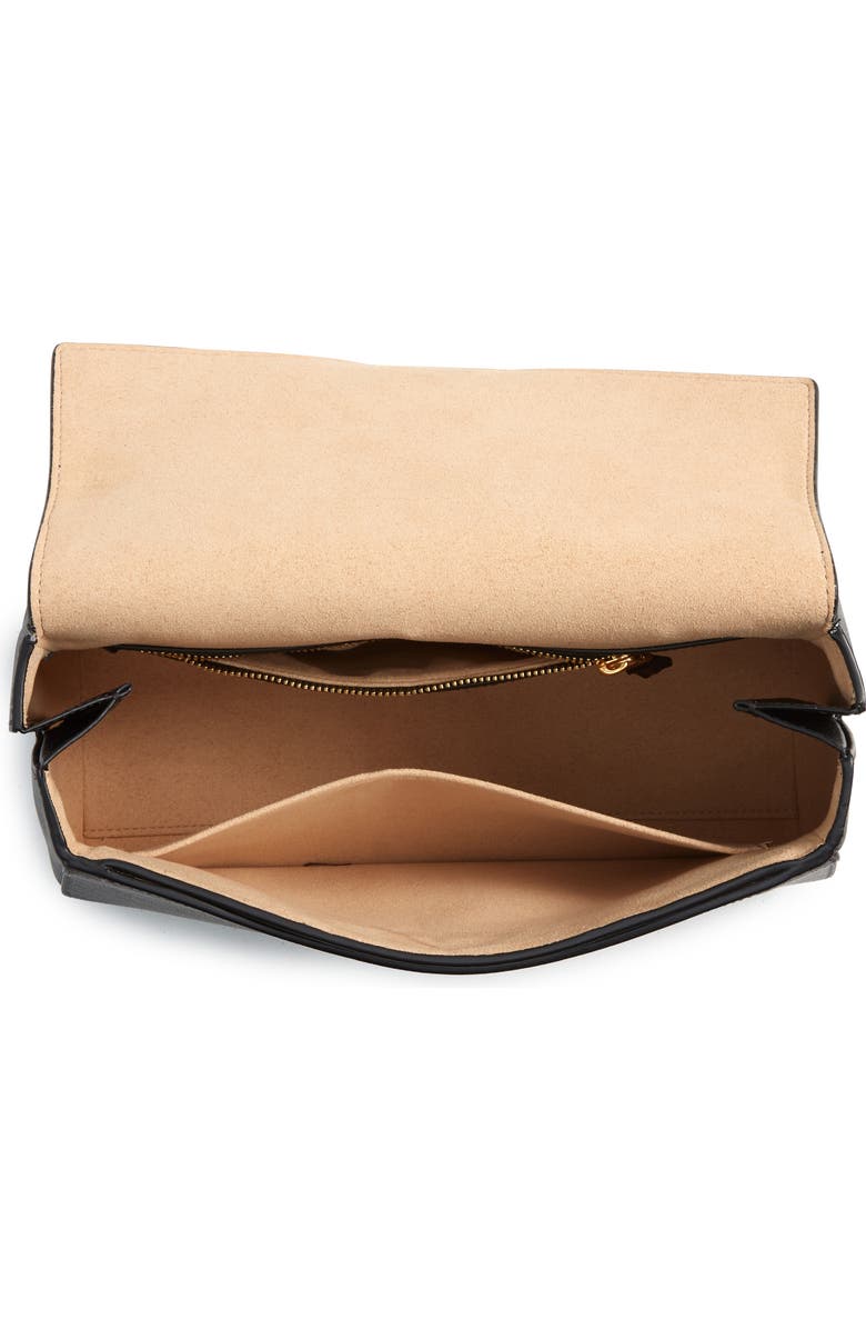 Kate Spade New York medium katy textured leather top handle bag, Alternate, color,