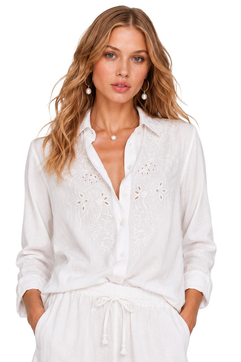 Lucille Top, Main, color, White