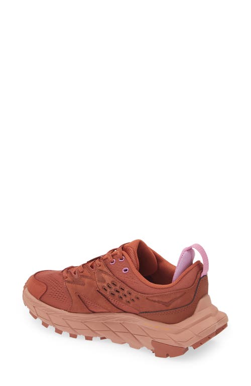 Hoka Anacapa Breeze Aero Low Breathable Trail Running Shoe In Baked Clay/cork