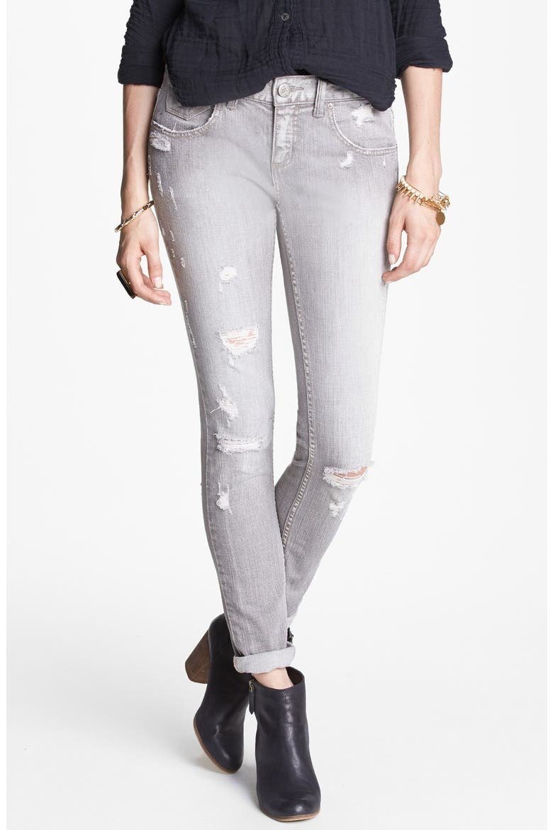 Destroyed Skinny Jeans, Main, color, COPENHAGEN