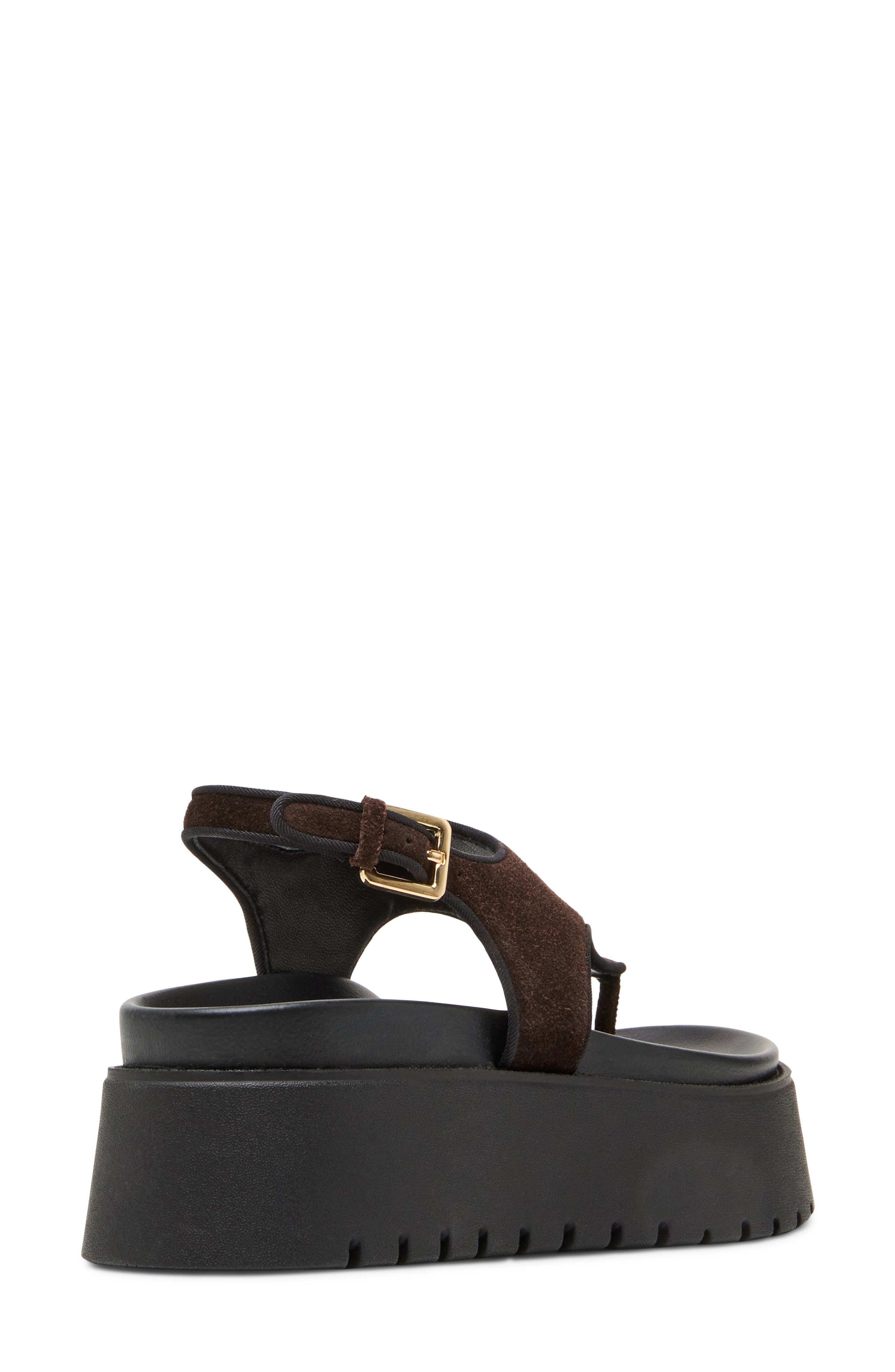 Tabor Slingback Platform Wedge Sandal, Alternate, color, BROWN SUEDE