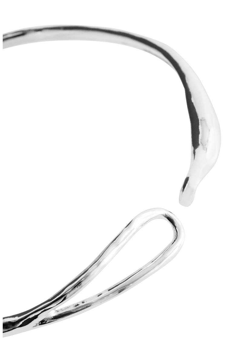 Rigid Hook Choker, Alternate, color, SILVER