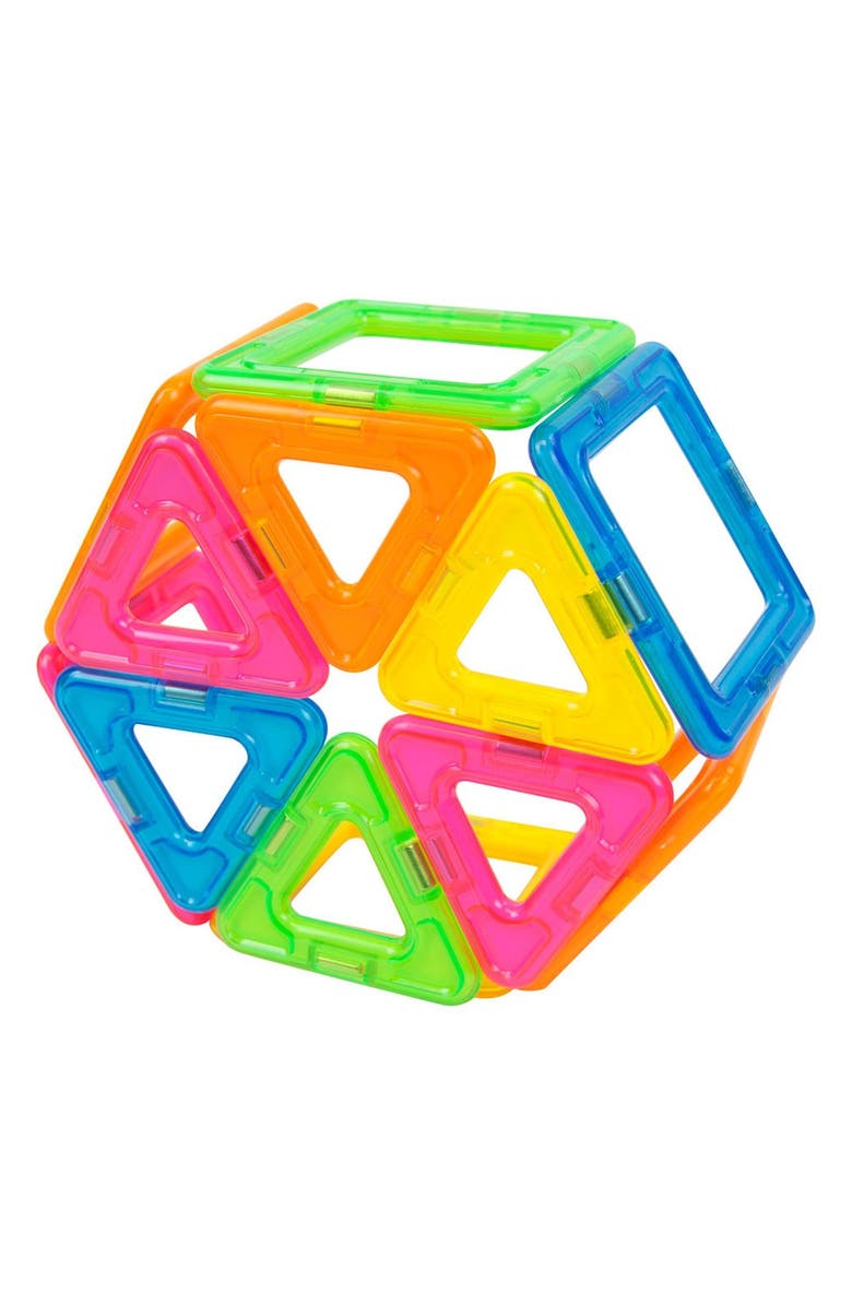 Magformers 'Creator' Neon Magnetic 3D Construction Set, Alternate, color, 