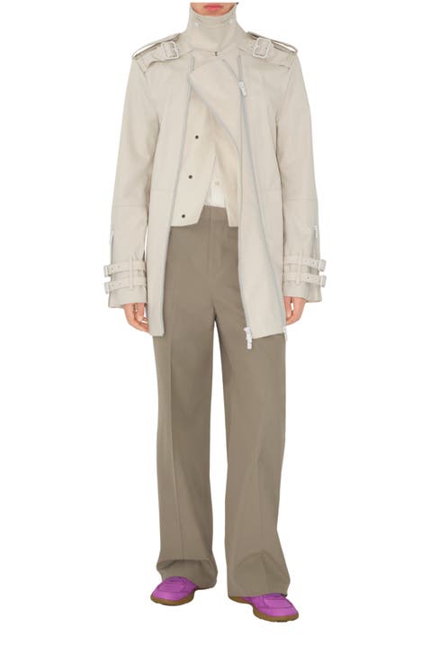 Bonded Cotton Trench Jacket