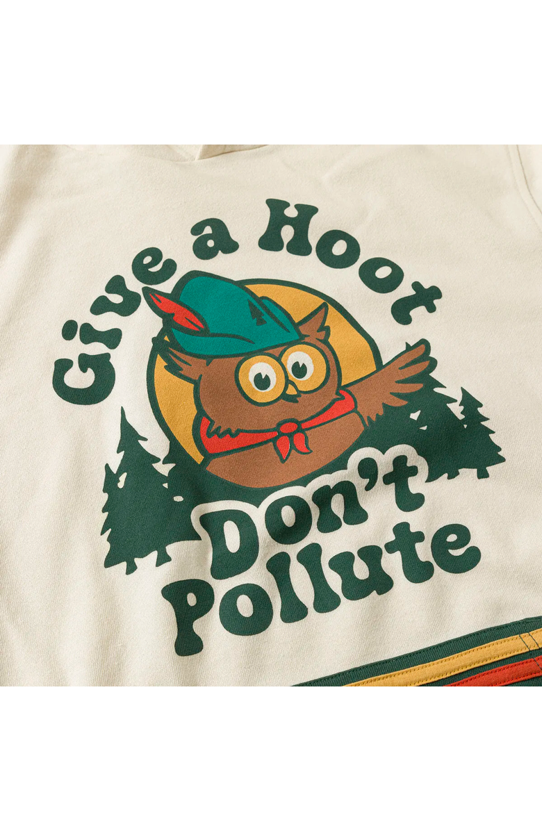 Uncommon Goods Give a Hoot Don
t Pollute Hoodie by Dapper Ink, LLC, Main, color, Multi