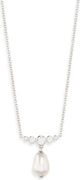 Nadri Siren Pearl Drop Necklace
