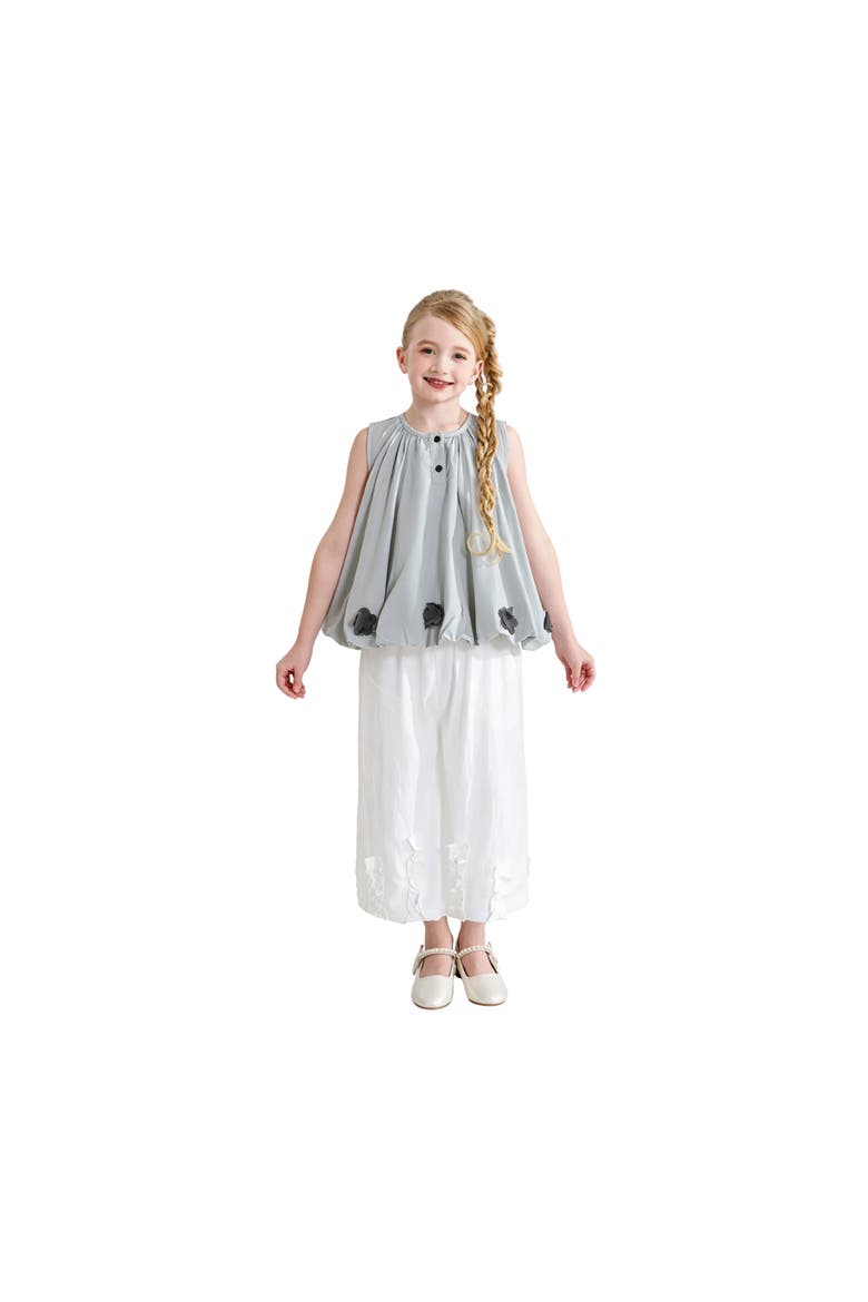 Bloom Pants Set, Alternate, color, Grey