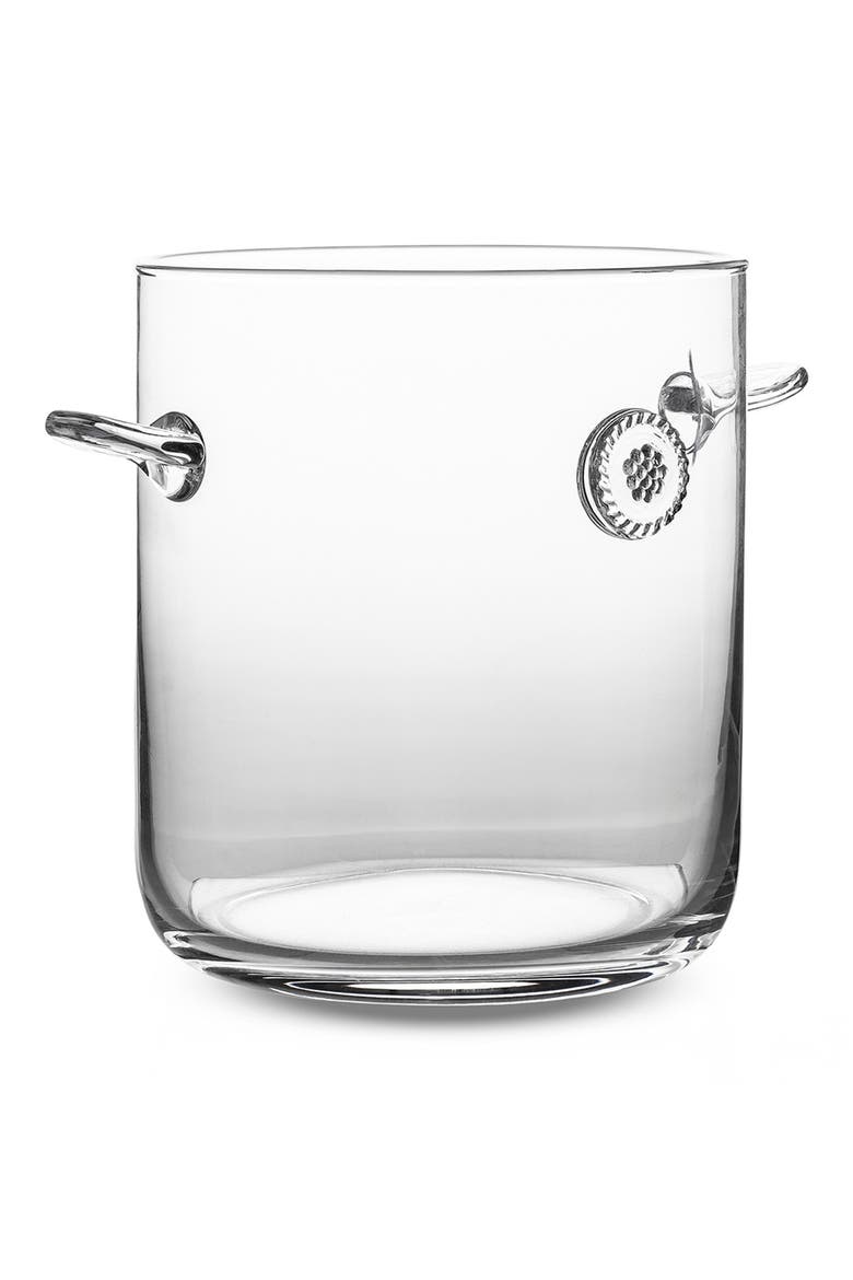 Berry & Thread Ice Bucket with Tongs, Alternate, color, CLEAR