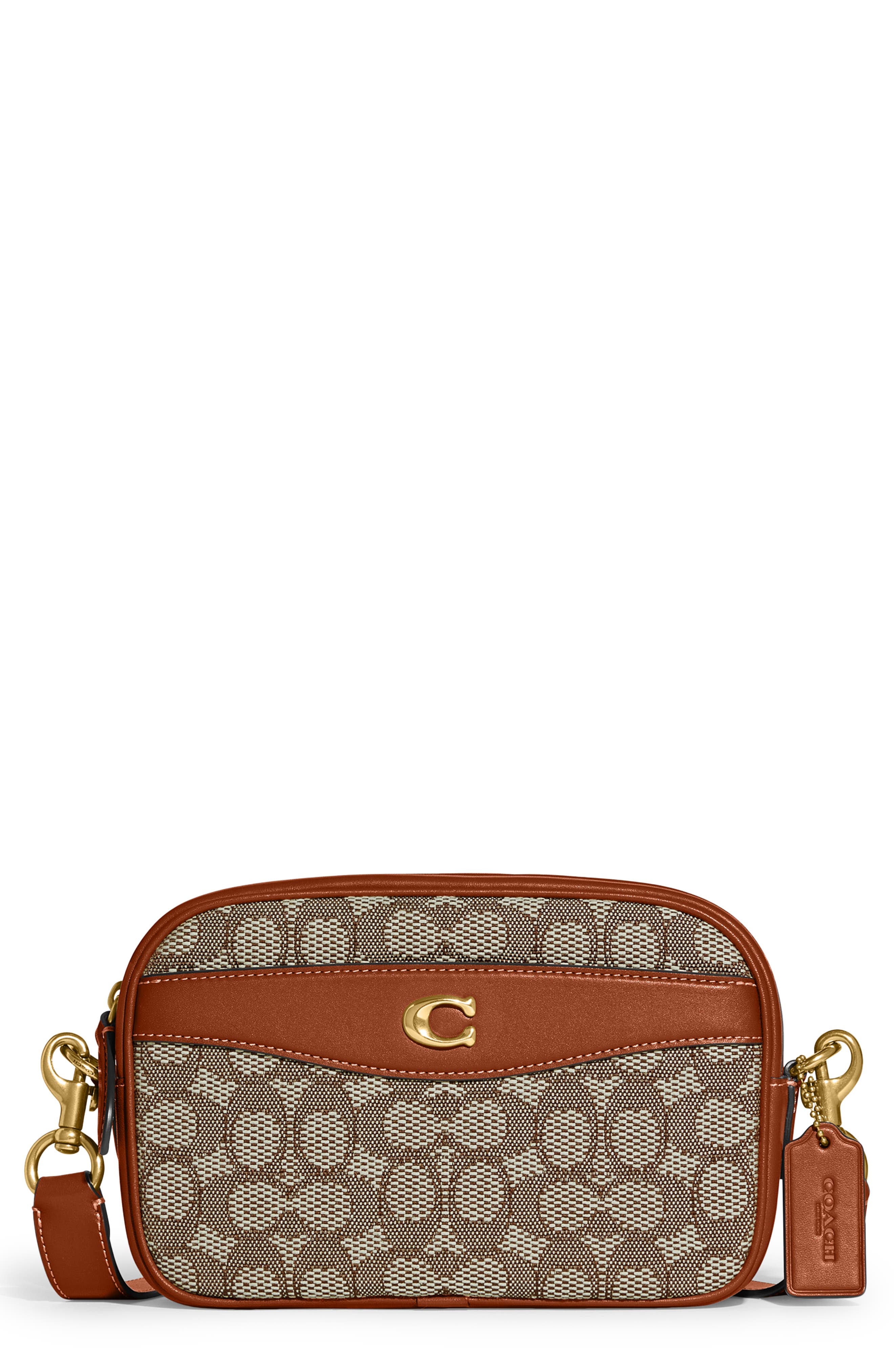 COACH Signature Jacquard Camera Bag, Main, color, 