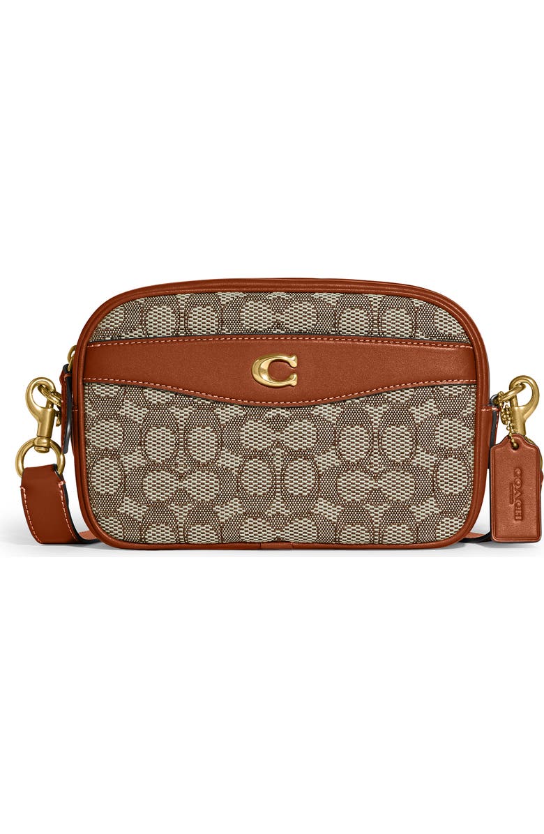 COACH Signature Jacquard Camera Bag, Main, color,